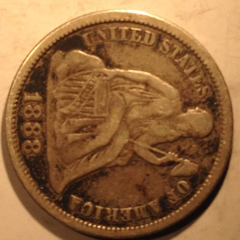 1888 Seated Dime Ch VF