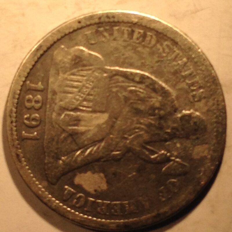 1891-O Seated Dime VF