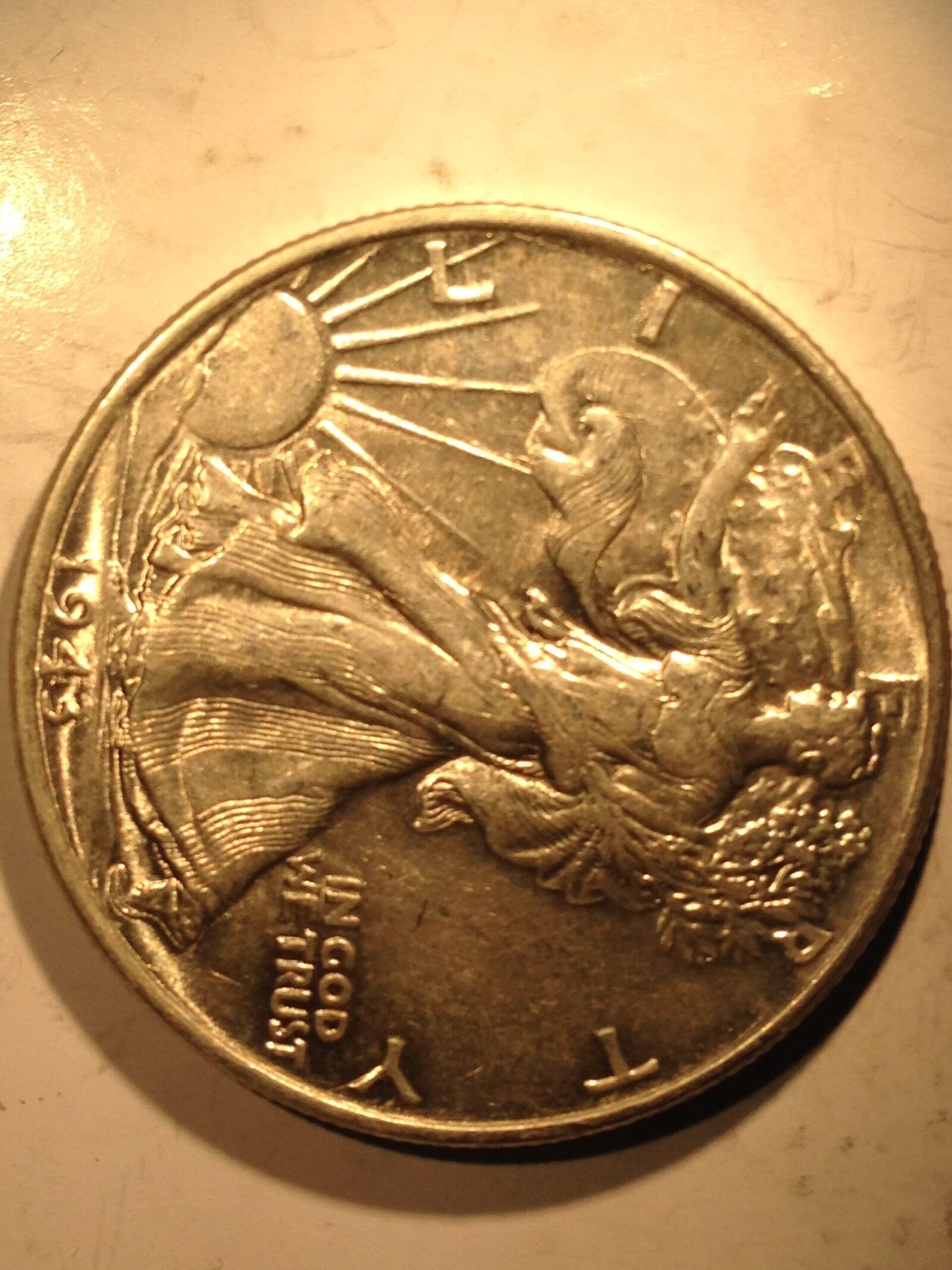 1943 Walking Liberty Half Dollar VG/F