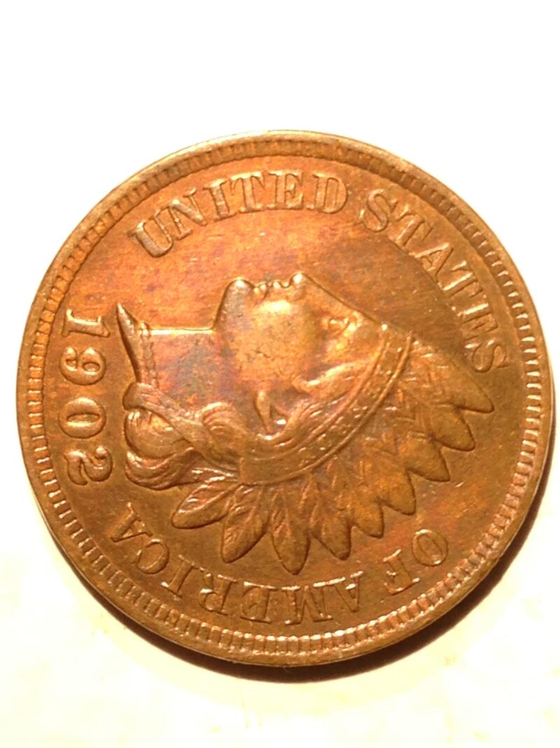 1902 Indian Cent MS-60 Brn