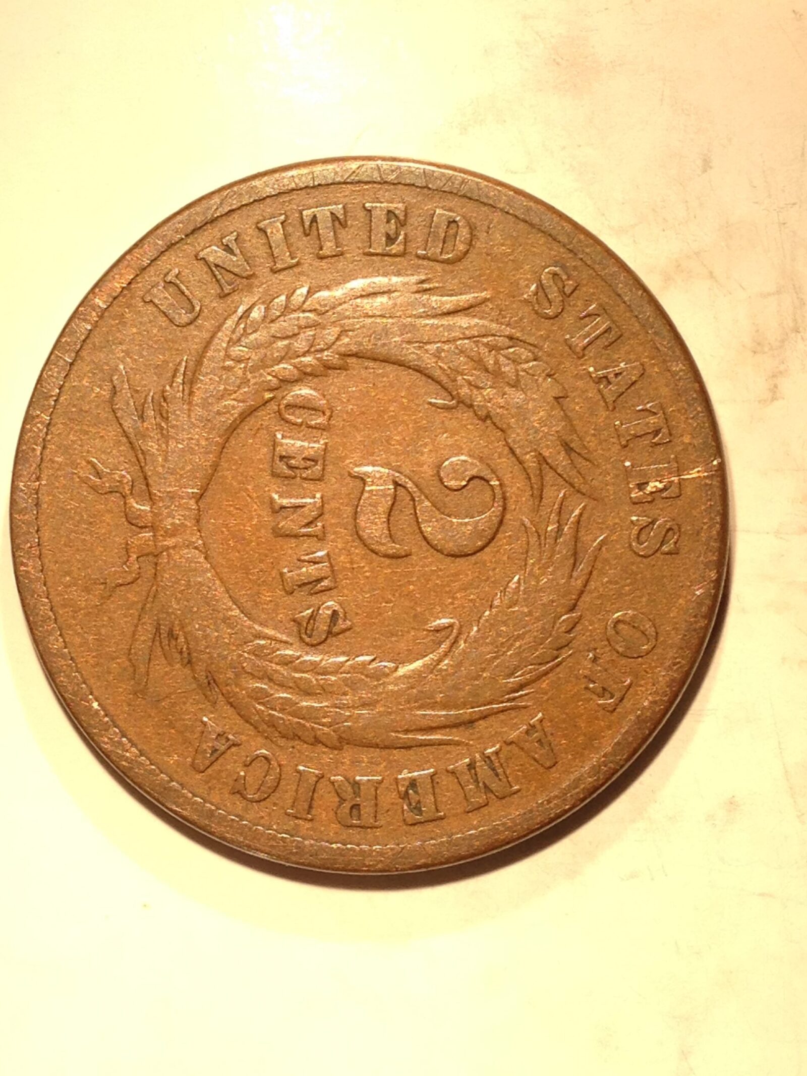 1869 Two Cent Piece VG - Image 2