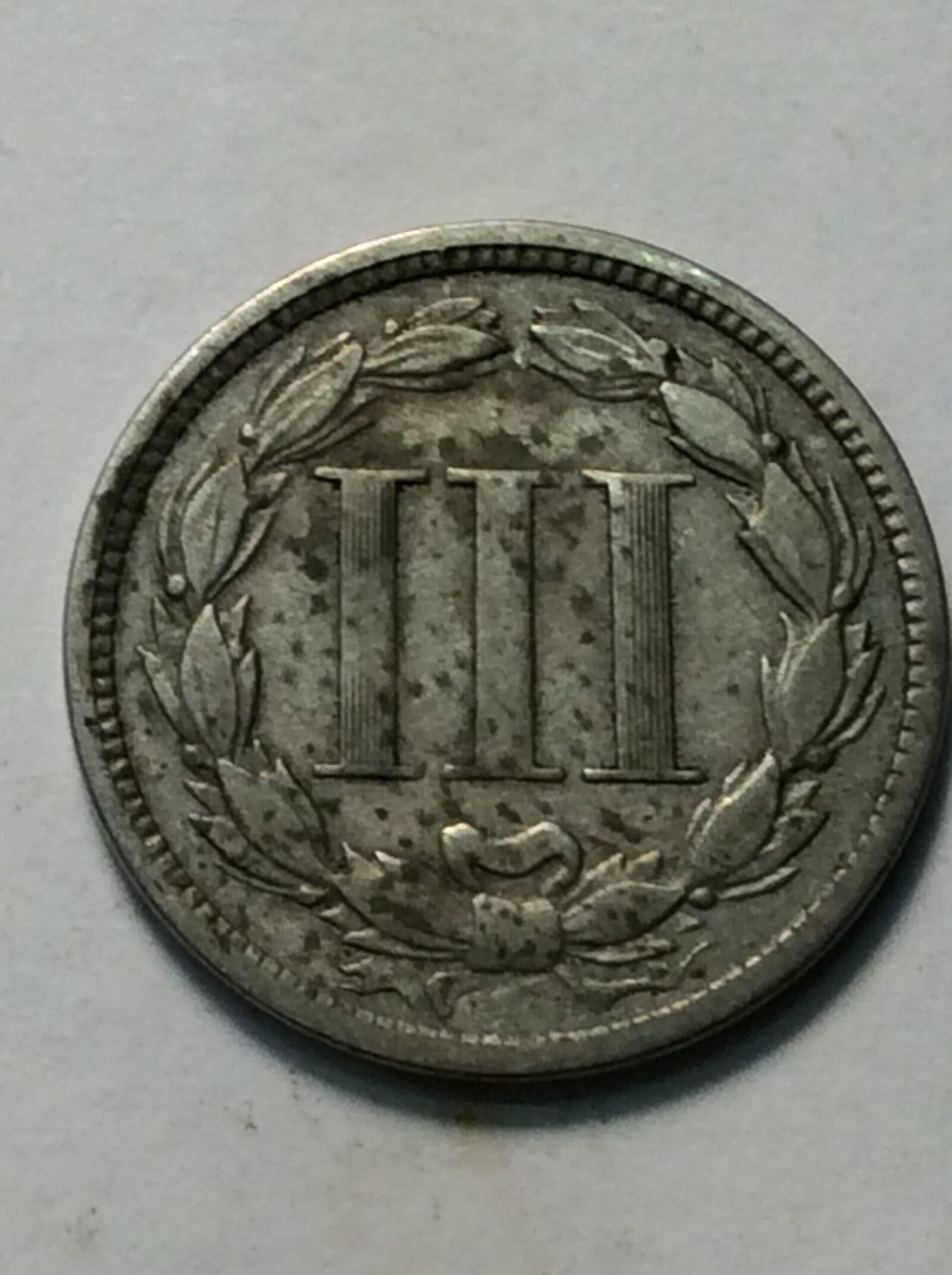 1867 Three Cent Nickel F - Image 2