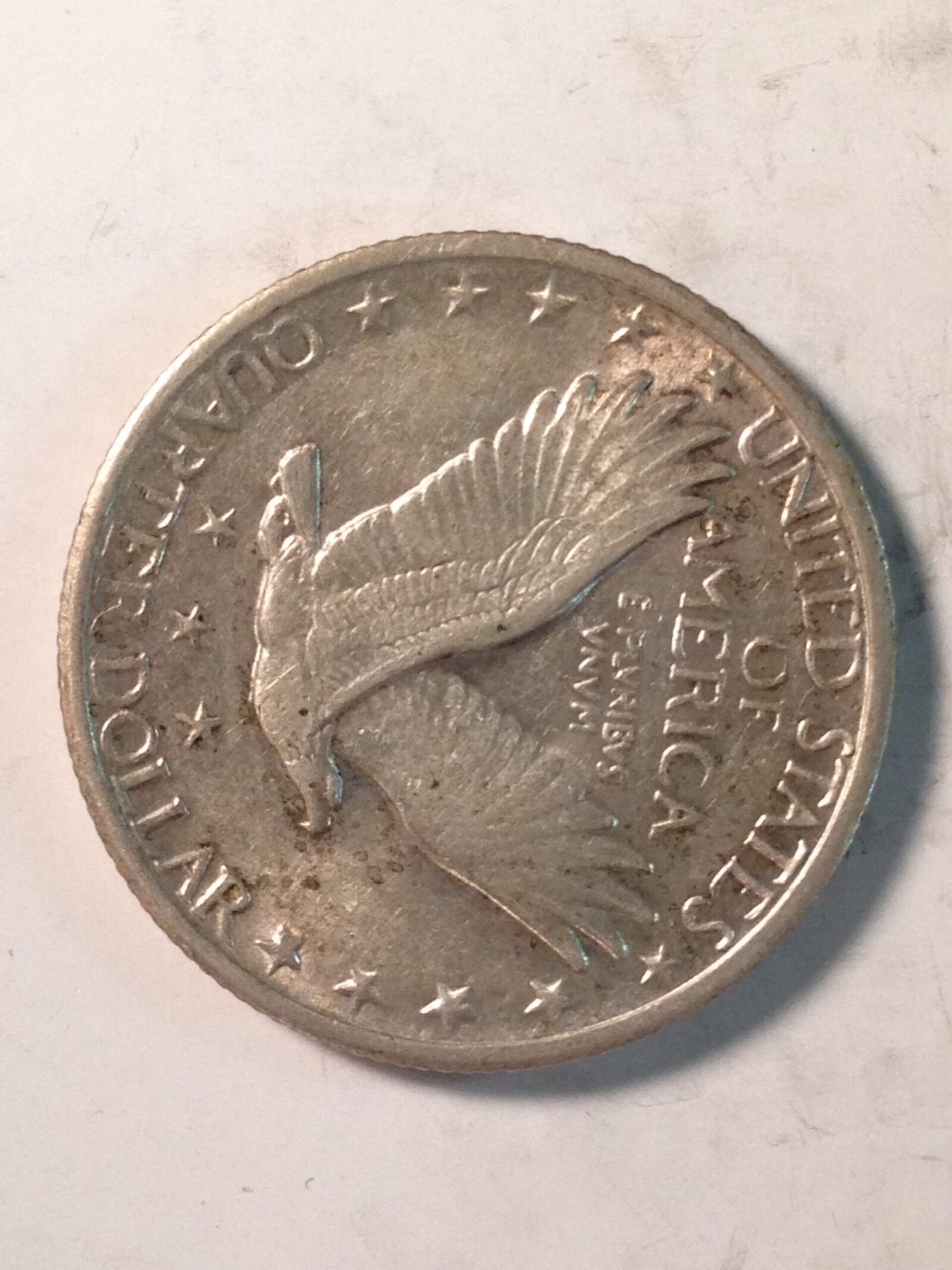 1918 Standing Liberty Quarter F/VF - Image 2