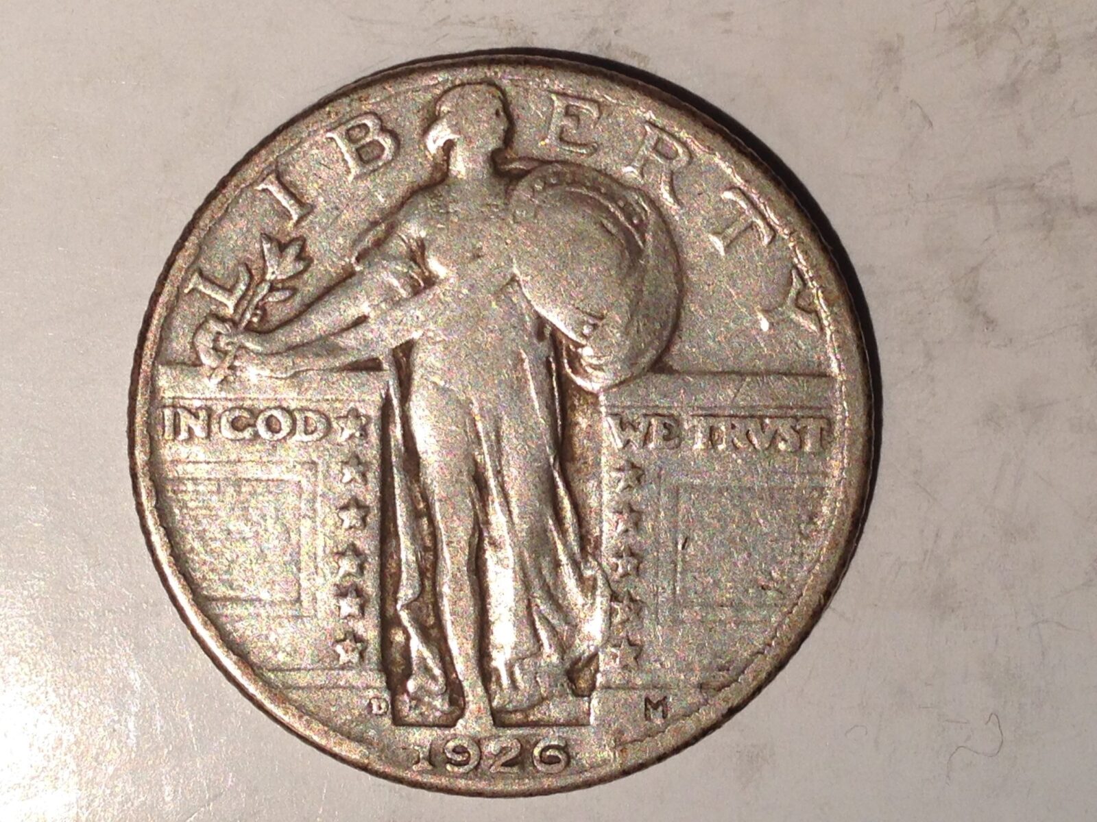 1926-D Standing Liberty Quarter F/VF