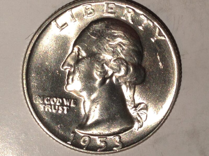 1953-D Washington Quarter Ch BU