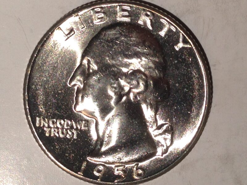 1956 Washington Quarter Ch BU