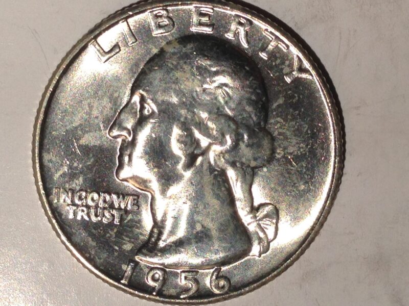 1956-D Washington Quarter Ch BU
