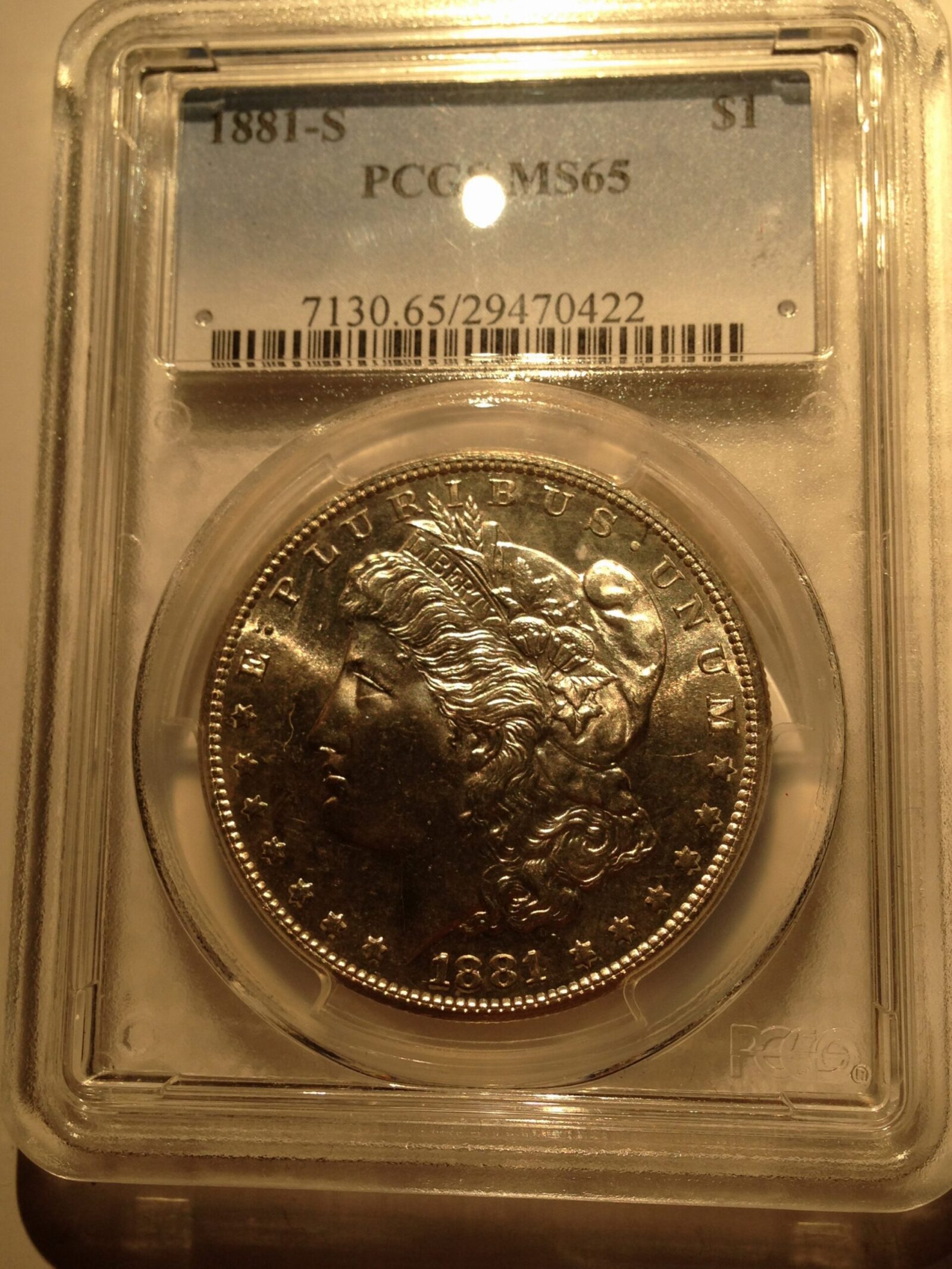 1881-S Morgan Dollar PCGS MS-65 - Image 3