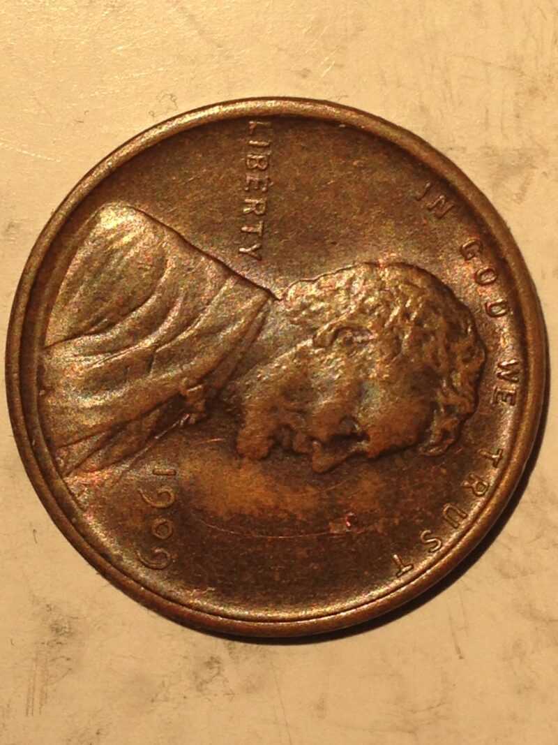 1909 VDB Lincoln Cent MS-62 RB