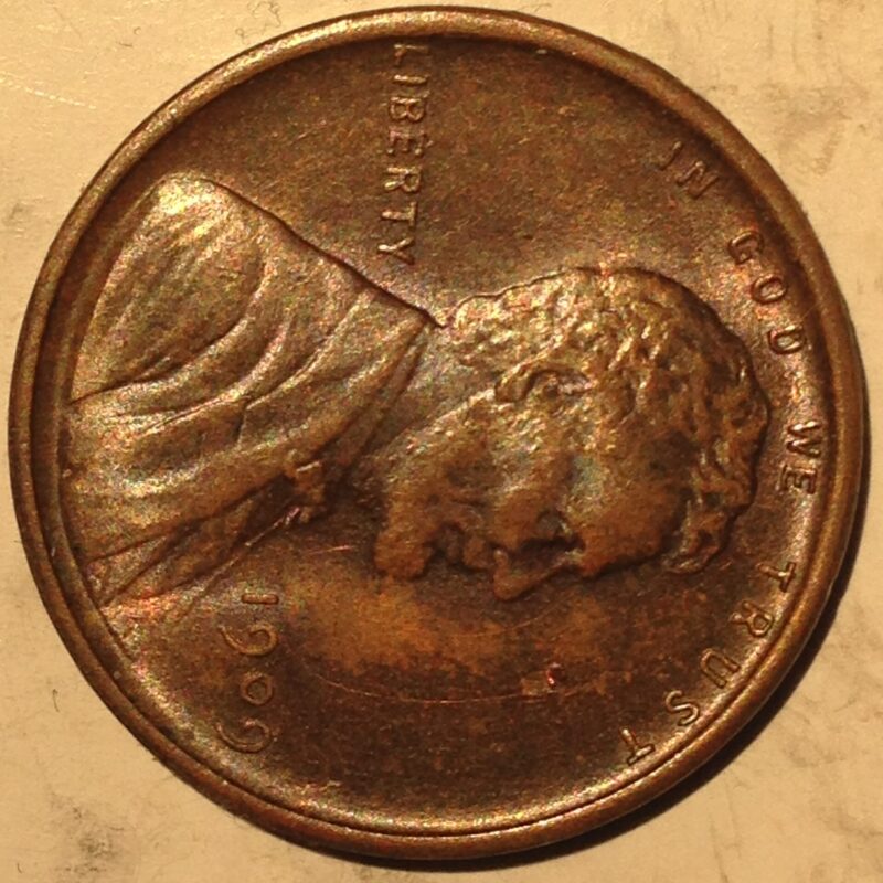 1909 VDB Lincoln Cent MS-62 RB