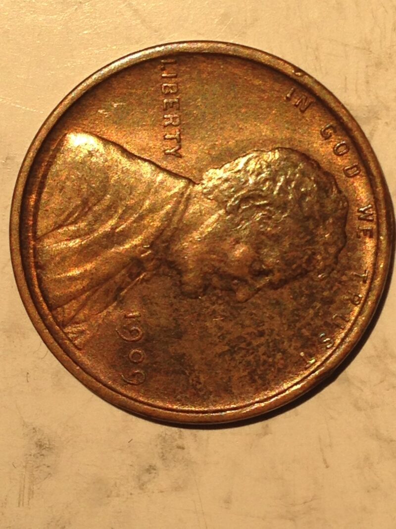 1909  Lincoln Cent MS-64 RB