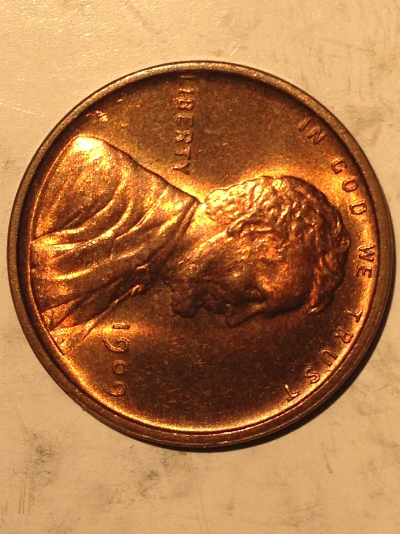 1909  Lincoln Cent MS-64 Red