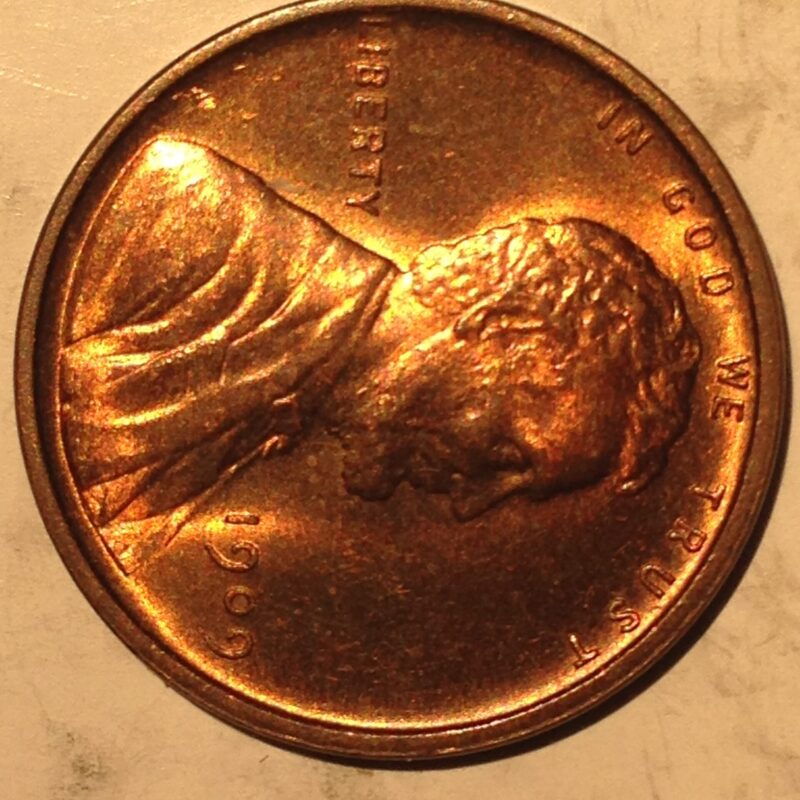 1909  Lincoln Cent MS-64 Red