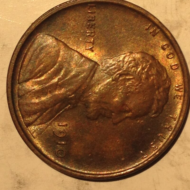 1910  Lincoln Cent MS-63 RB