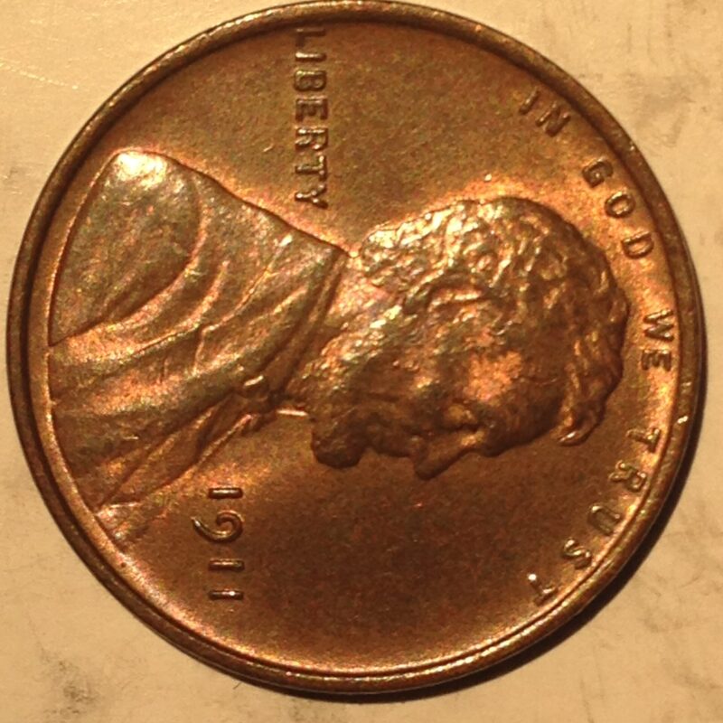 1911 Lincoln Cent MS-63 RB