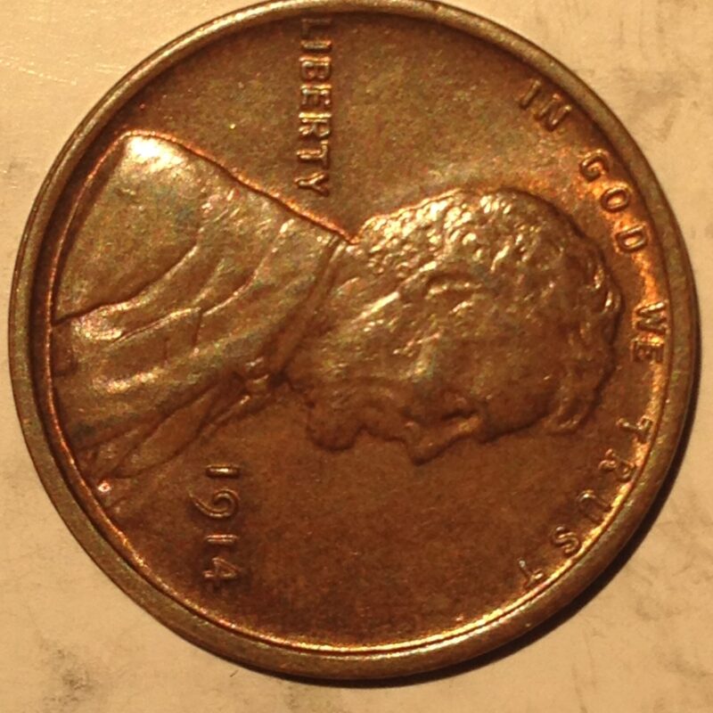 1914 Lincoln Cent MS-63 RB