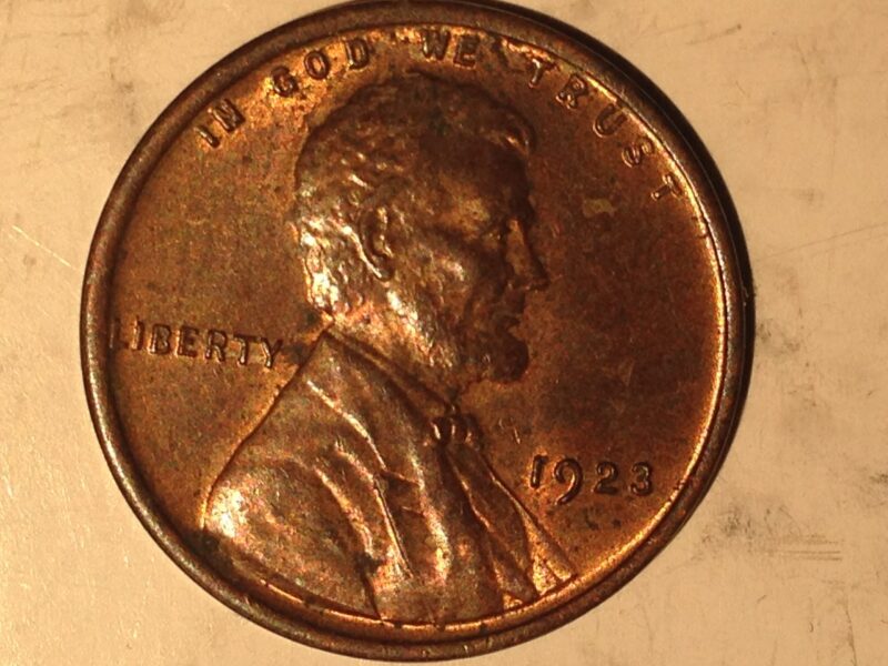 1923 Lincoln Cent MS-62 RB