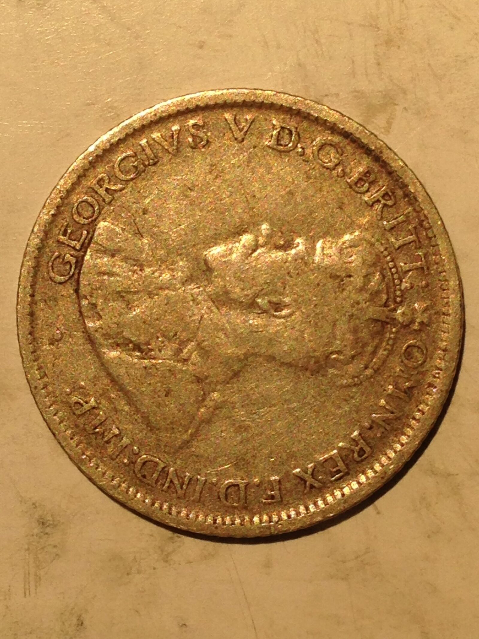 Australia 1928 Six Pence VF