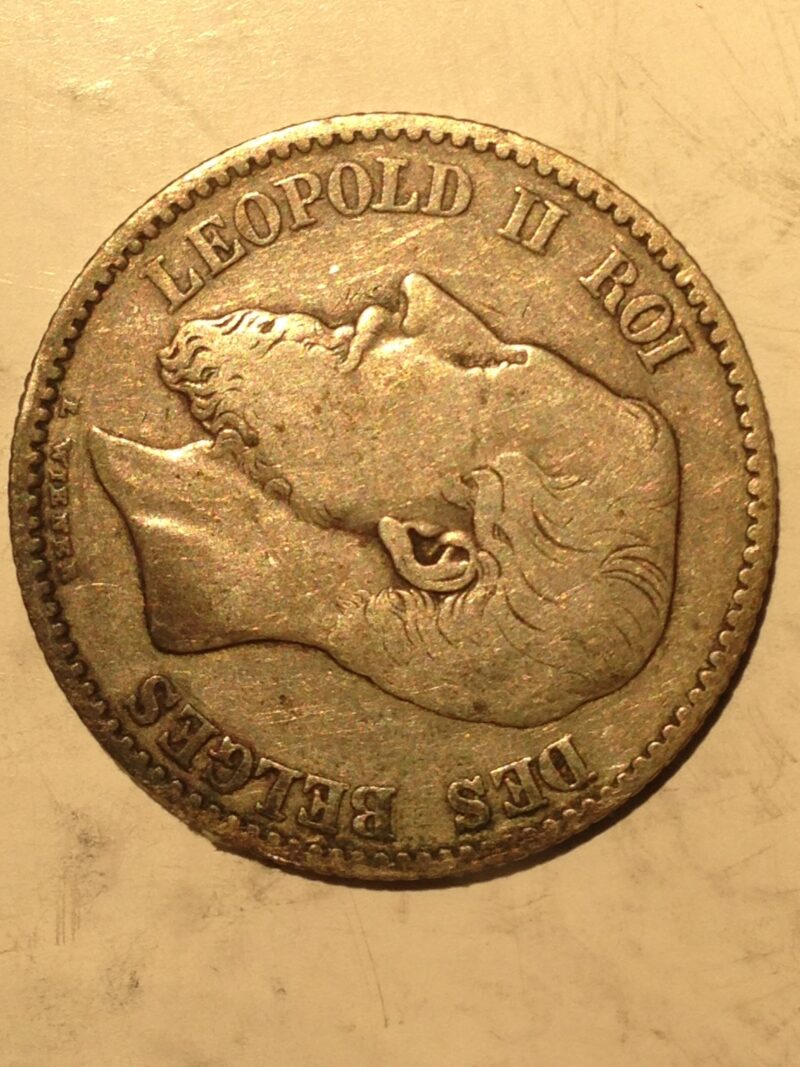 Belgium 1886 Franc VF