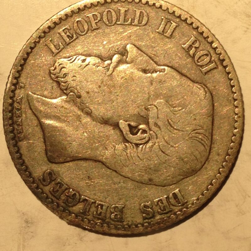 Belgium 1886 Franc VF