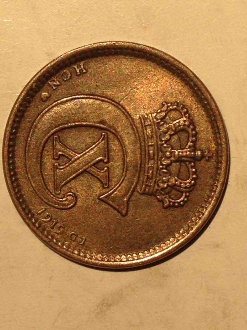 Denmark 1919 10 Ore Gem BU