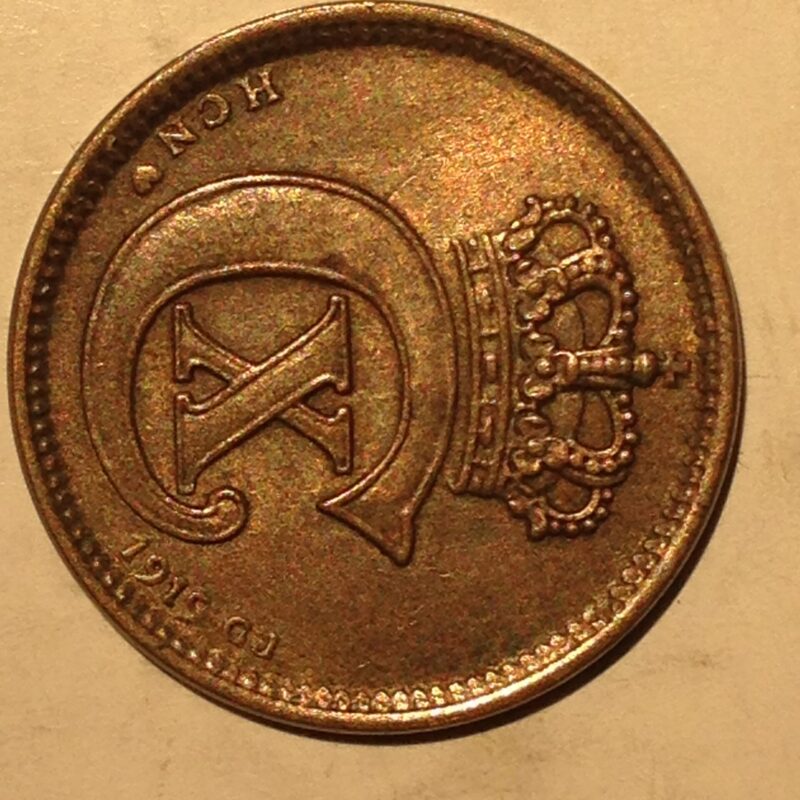 Denmark 1919 10 Ore Gem BU