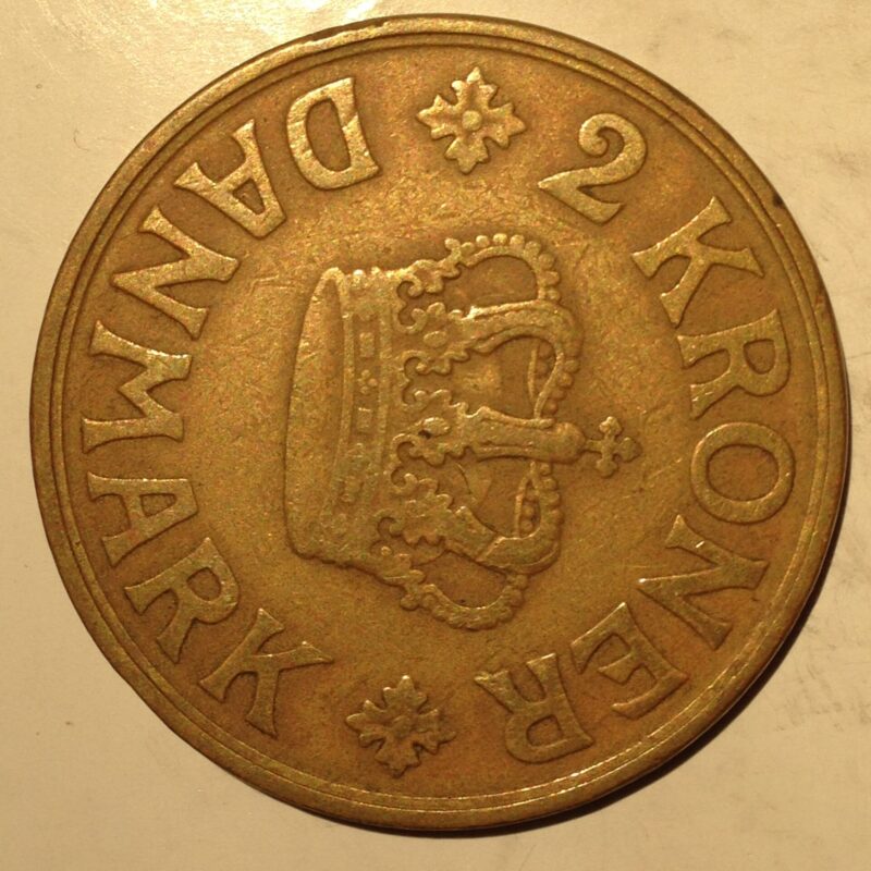 Denmark 1926 2 Kroner VF