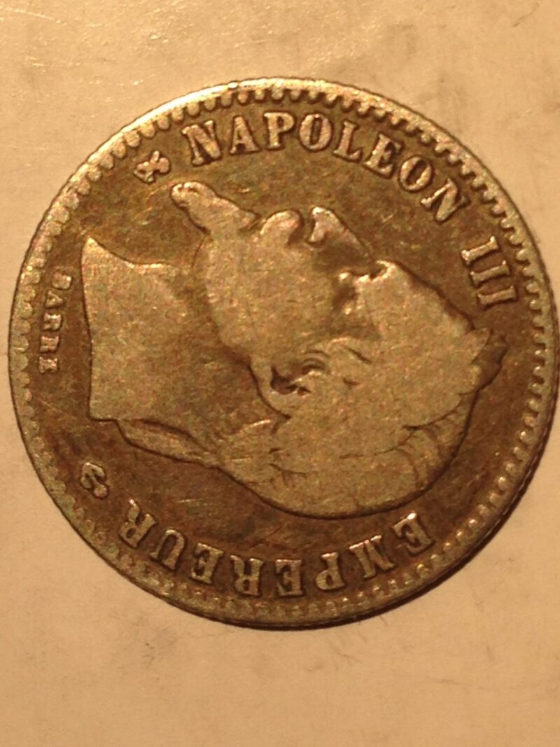 France 1864 50 Centime F