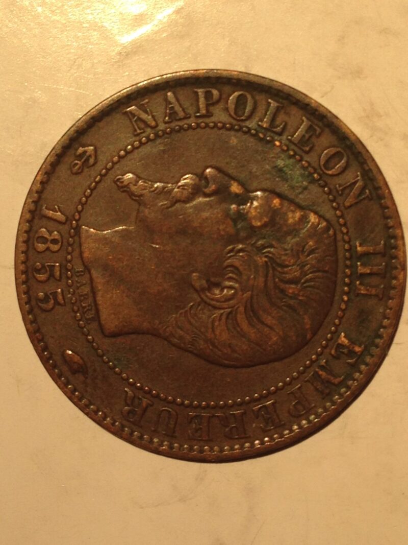 France 1855-A 5 Centime VF