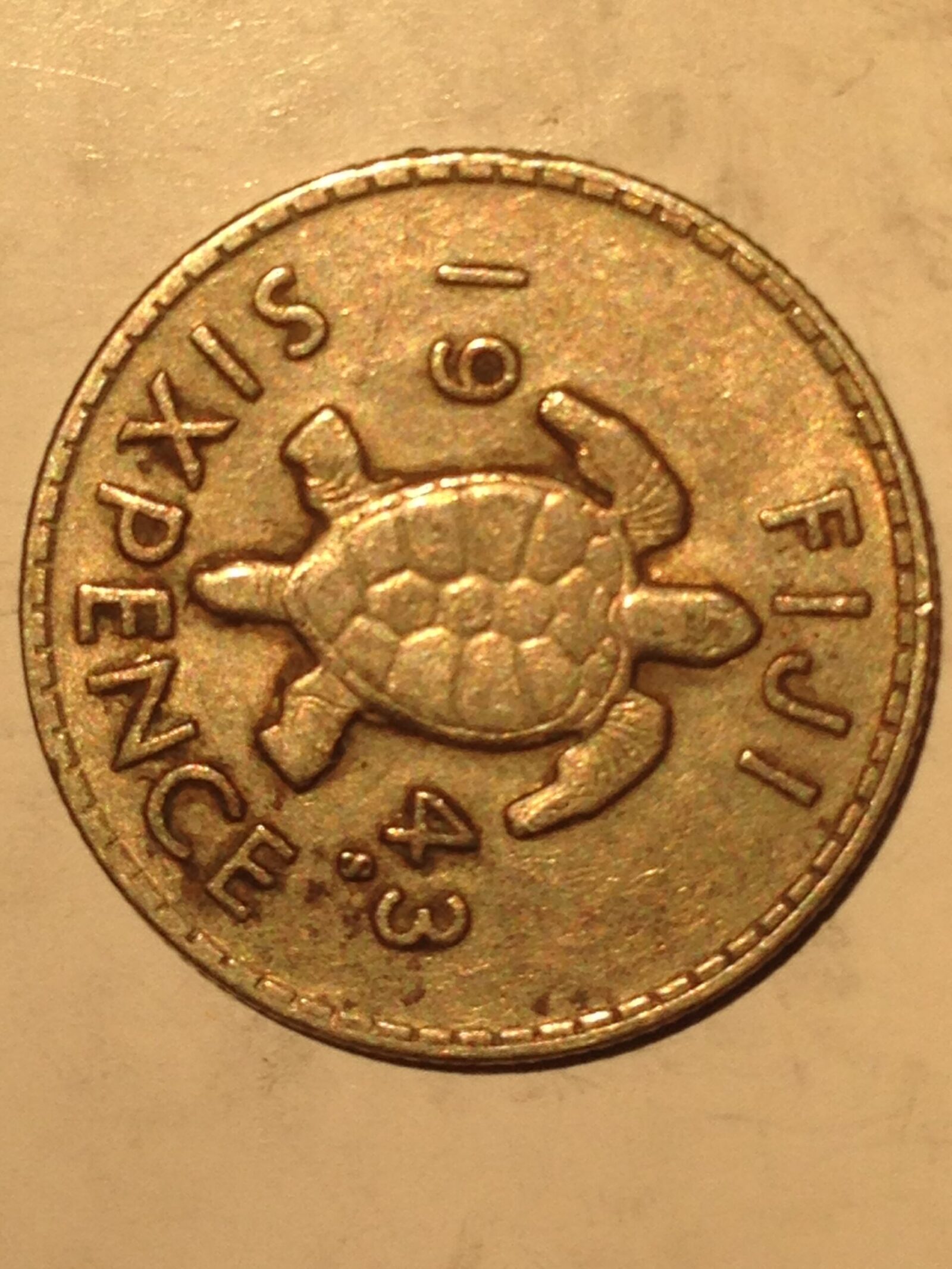 Fiji 1943-S Six Pence XF - Image 2