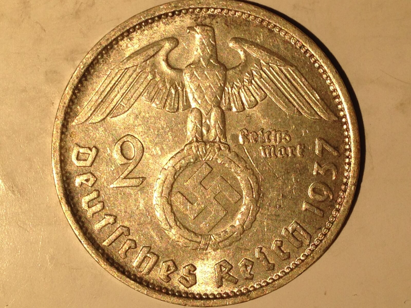 Germany 1937-F 2 Mark AU - Image 2