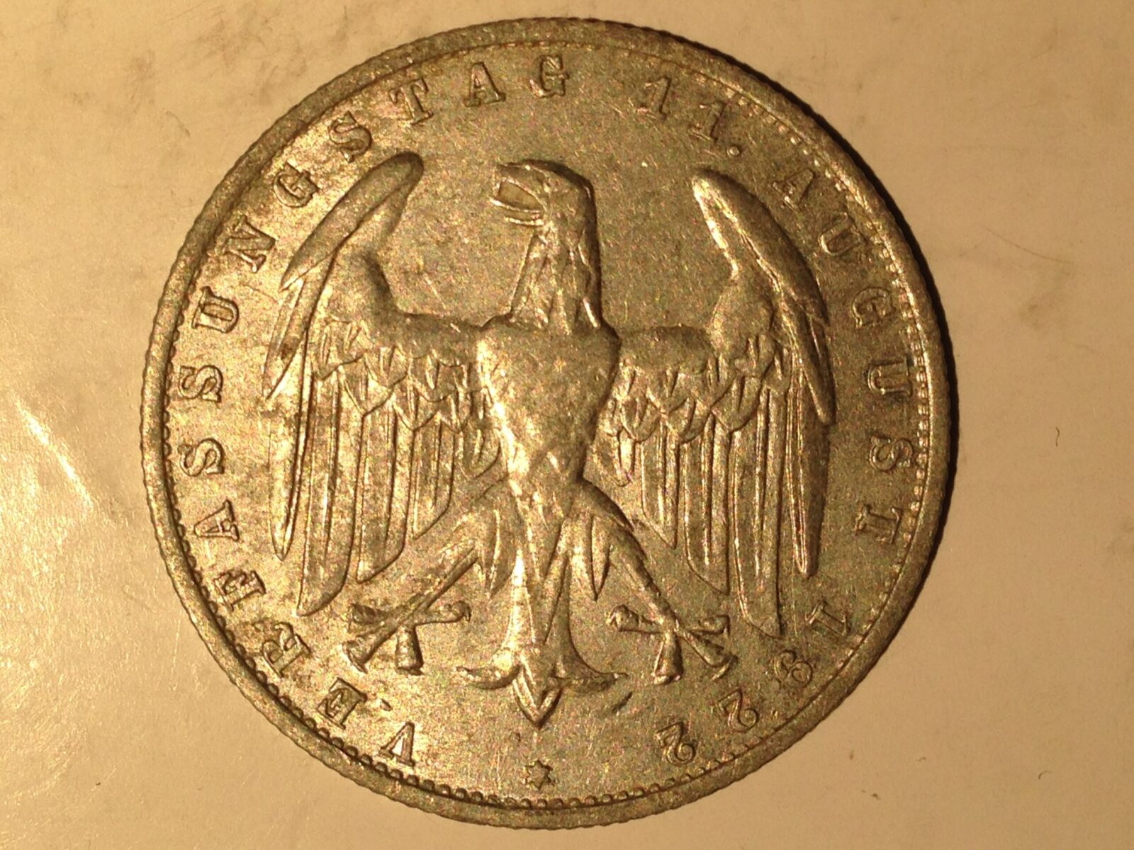 Germany 1922-A 3 Mark XF-AU