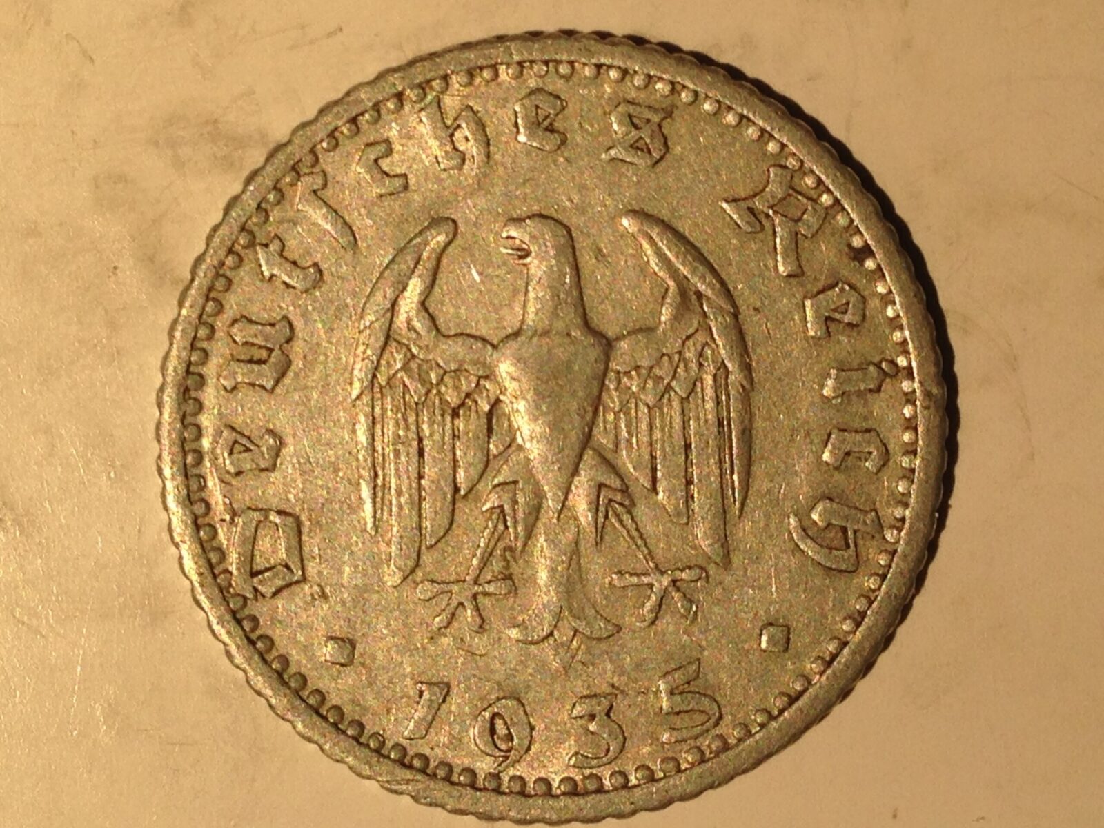 Germany 1935-F 50 Pfennig XF