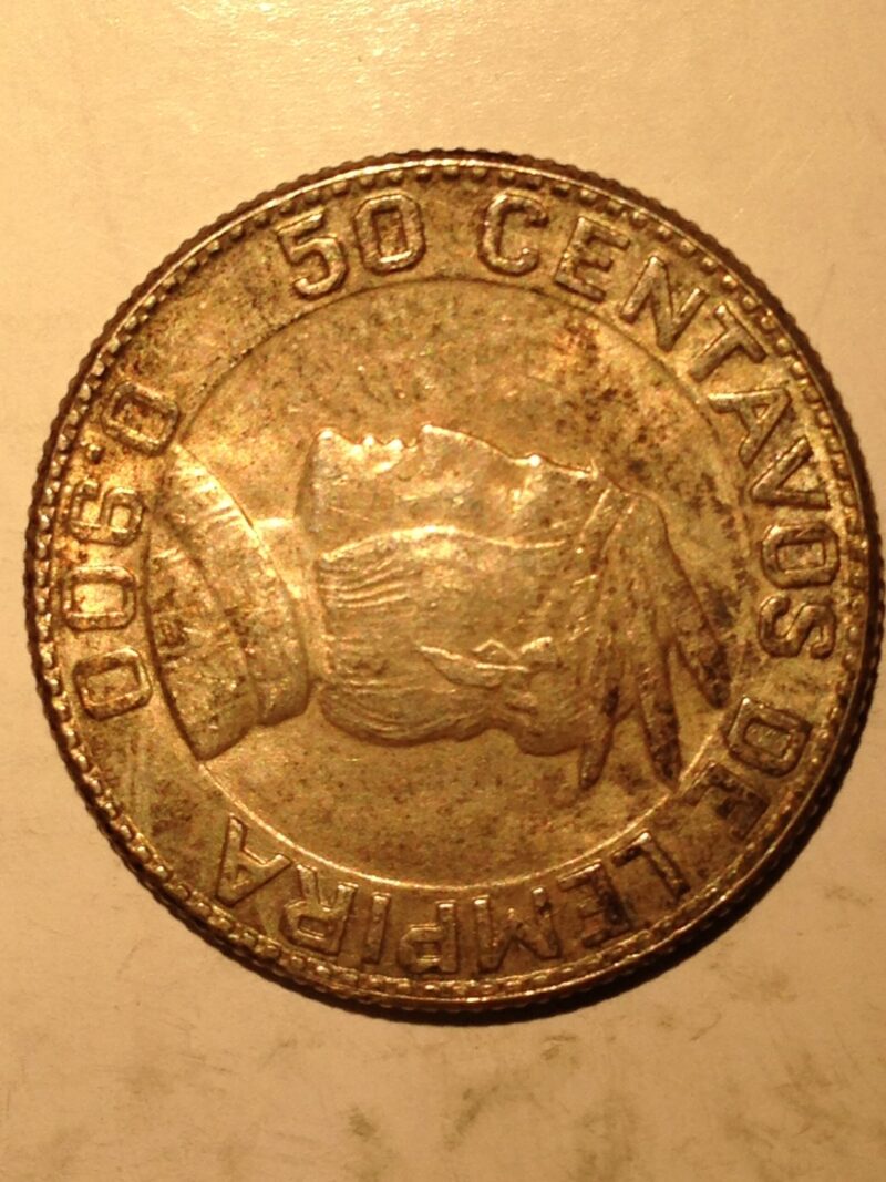 Honduras 1951 50 Centavos AU