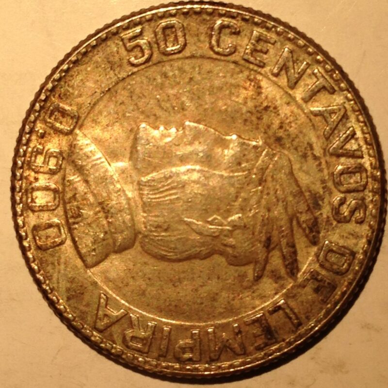 Honduras 1951 50 Centavos AU