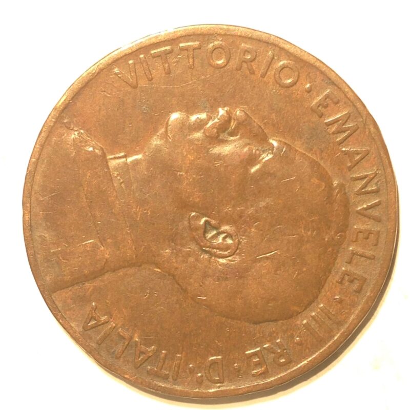 Italy 1913 5 Centesimi VF-XF