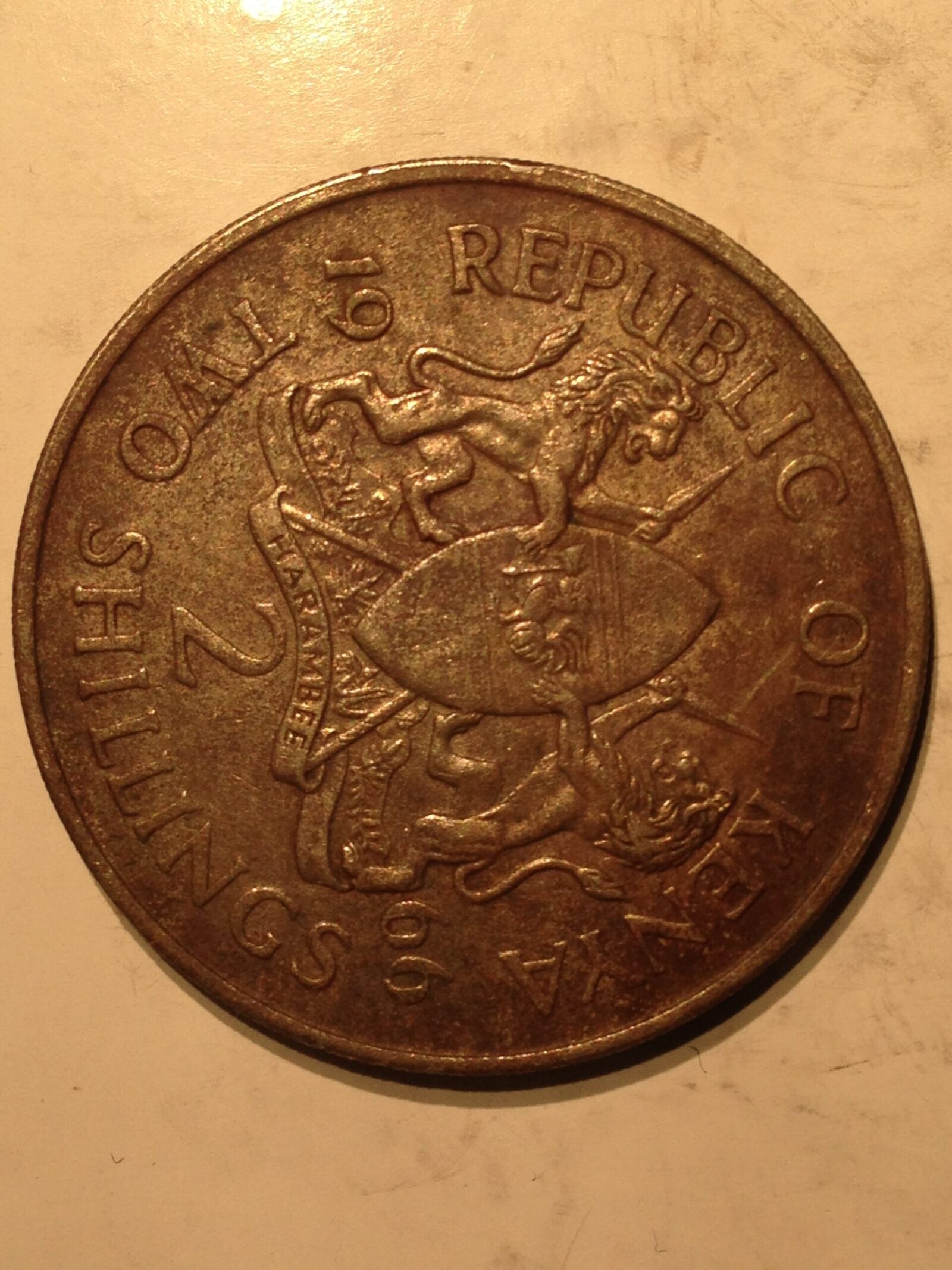 Kenya 1966 2 Shillings XF - Image 2