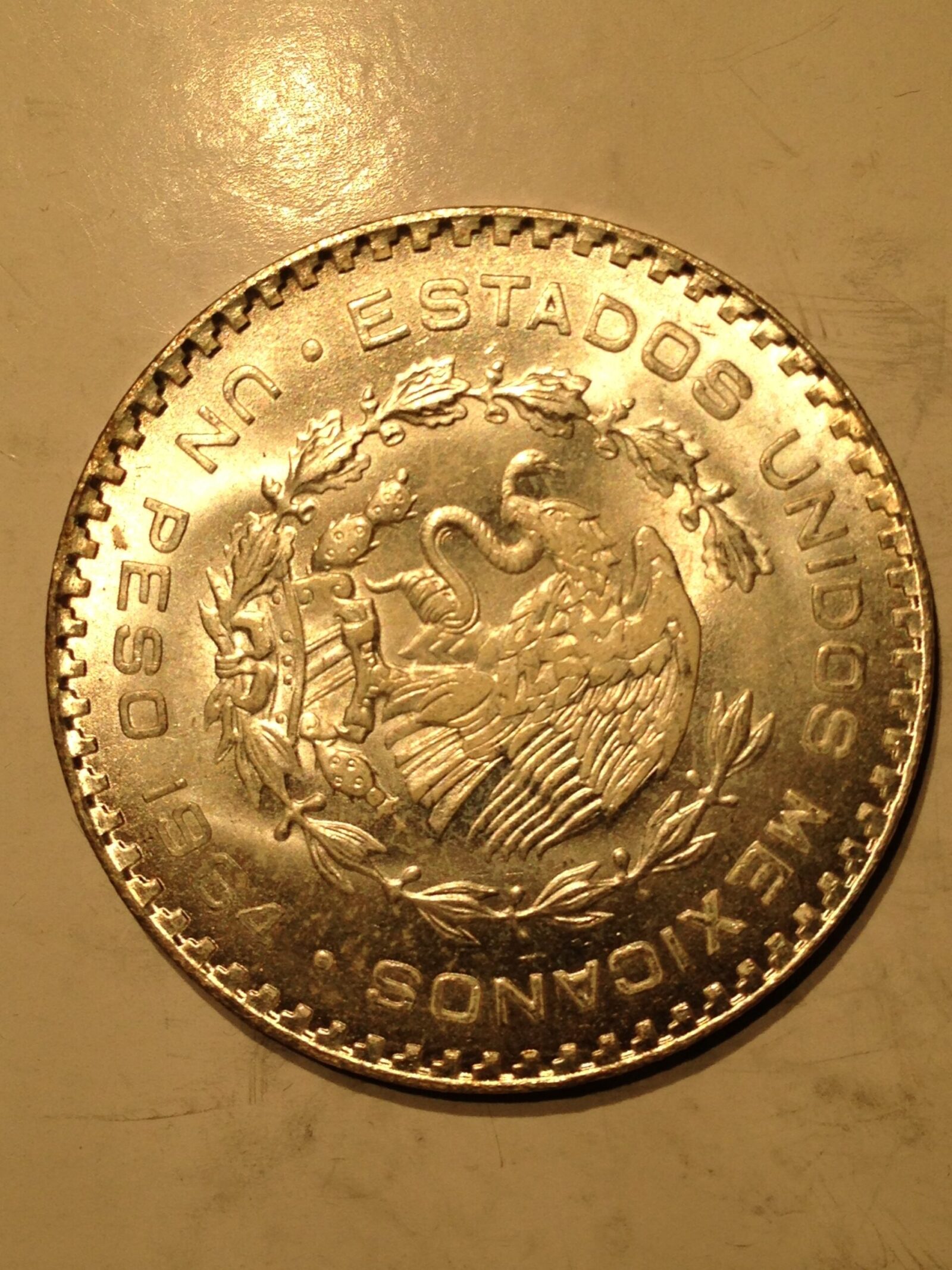 Mexico 1964 1 Peso MS-64 - Image 2