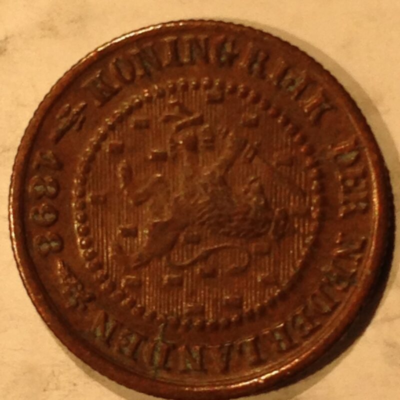 Netherlands 1898 1/2 Cent AU