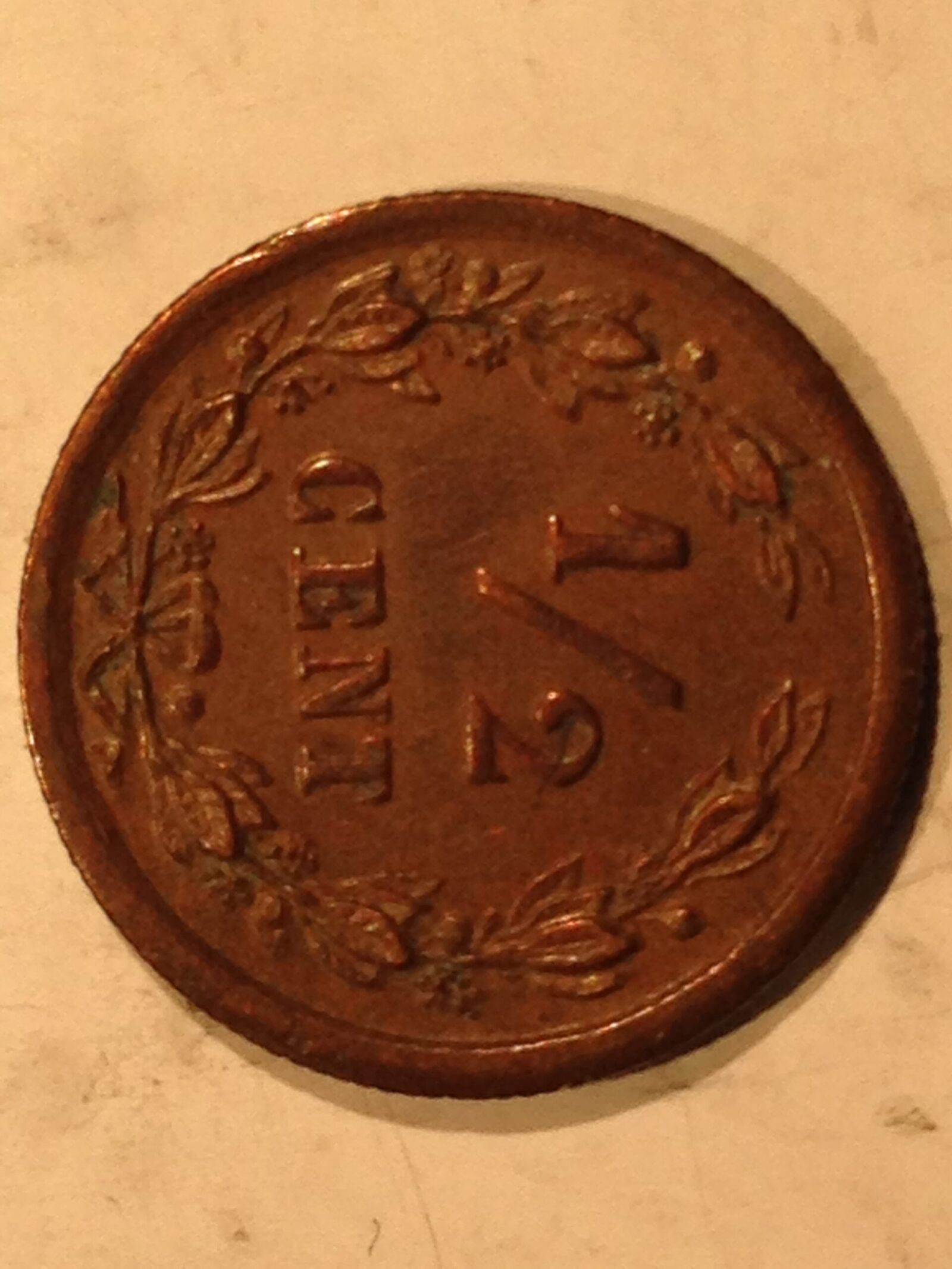Netherlands 1898 1/2 Cent AU - Image 2