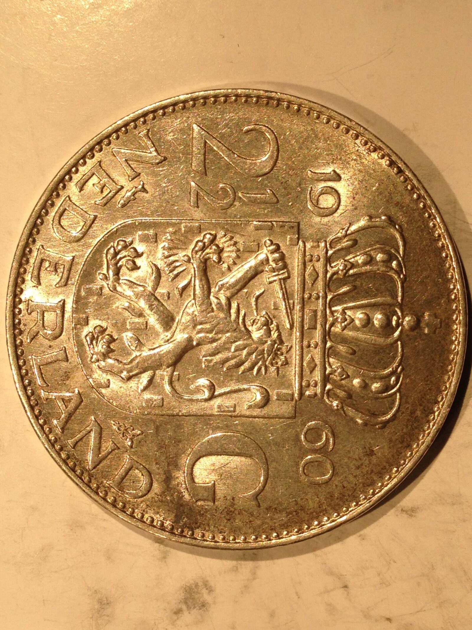 Netherlands 1960 2 1/2 Gulden BU - Image 2