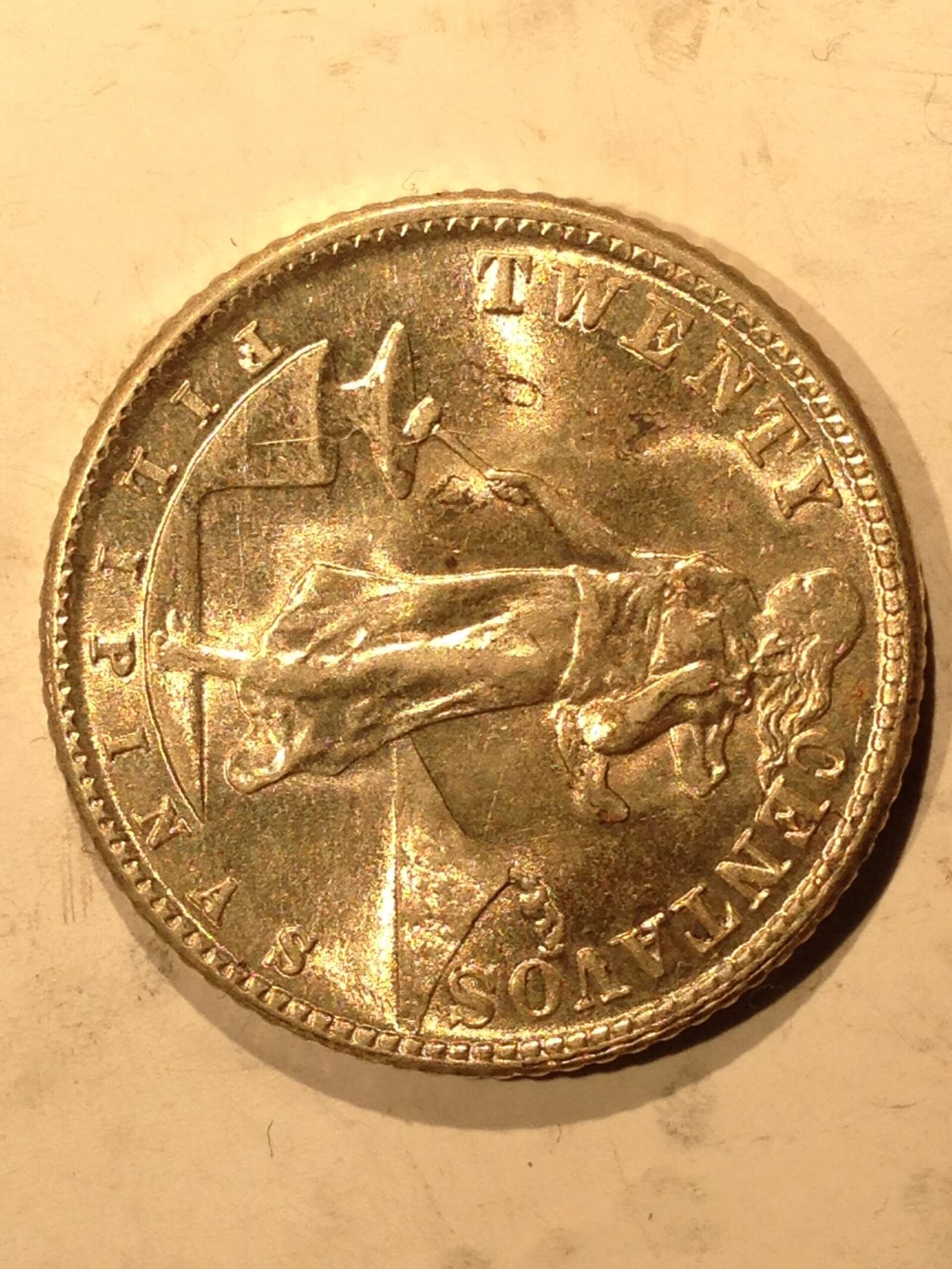 Philippines 1944-D 20 Centavos Ch BU - Image 2