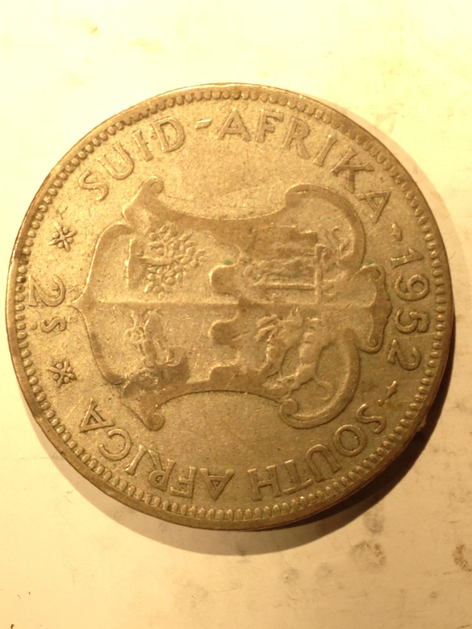 South Africa 1952 2 Shillings VG - Image 2