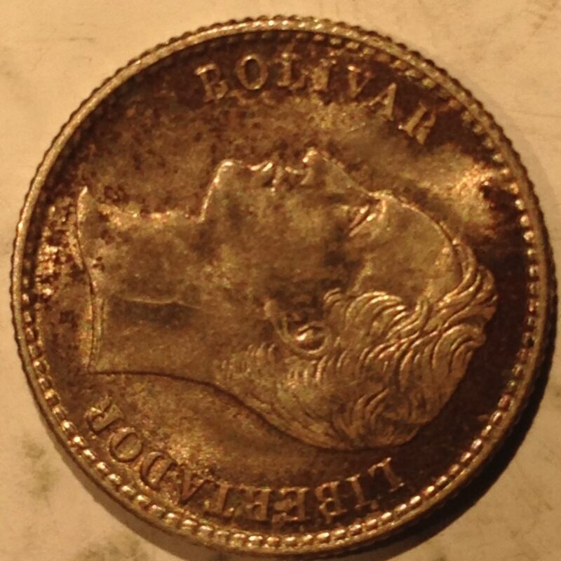 Venezuela 1954 50 Centimos MS-63