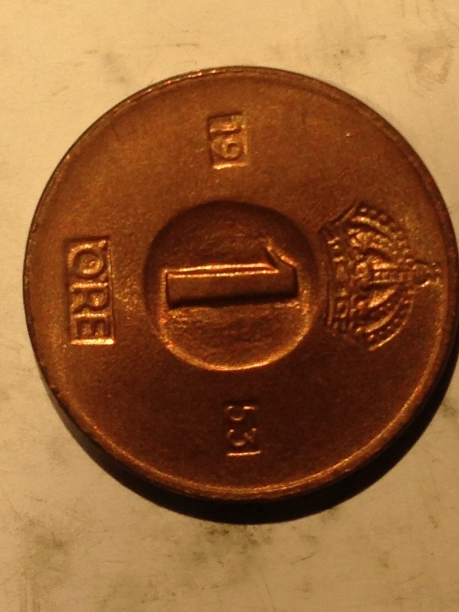 Sweden 1953 1 Ore MS-65 - Image 2