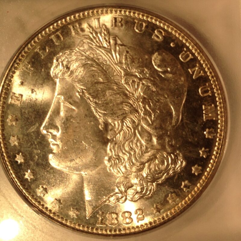 1882-S Morgan Silver Dollar ICG MS-64