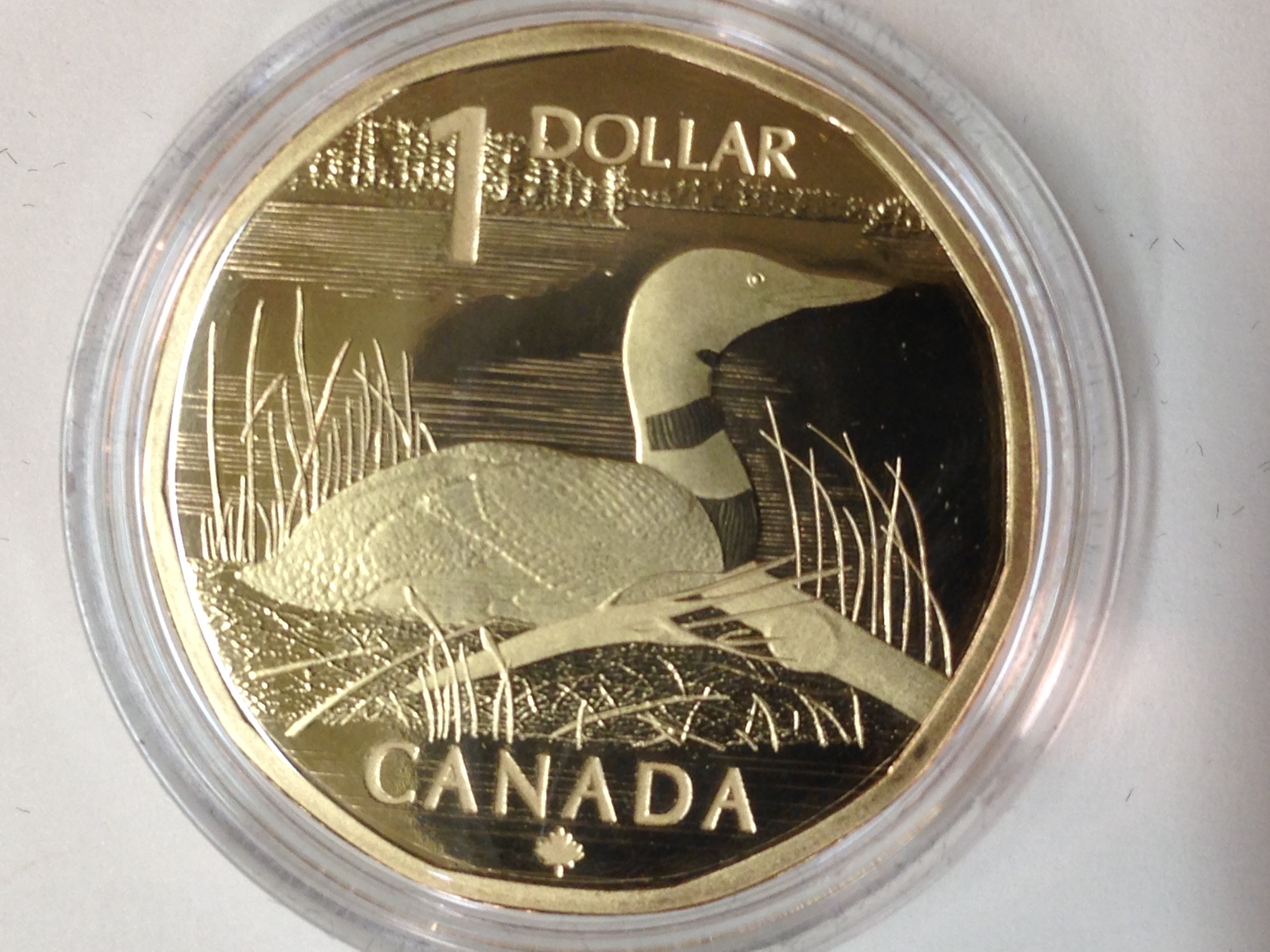 2004 Canada $1 Coin & Stamp Set 'The Elusive Loon' 