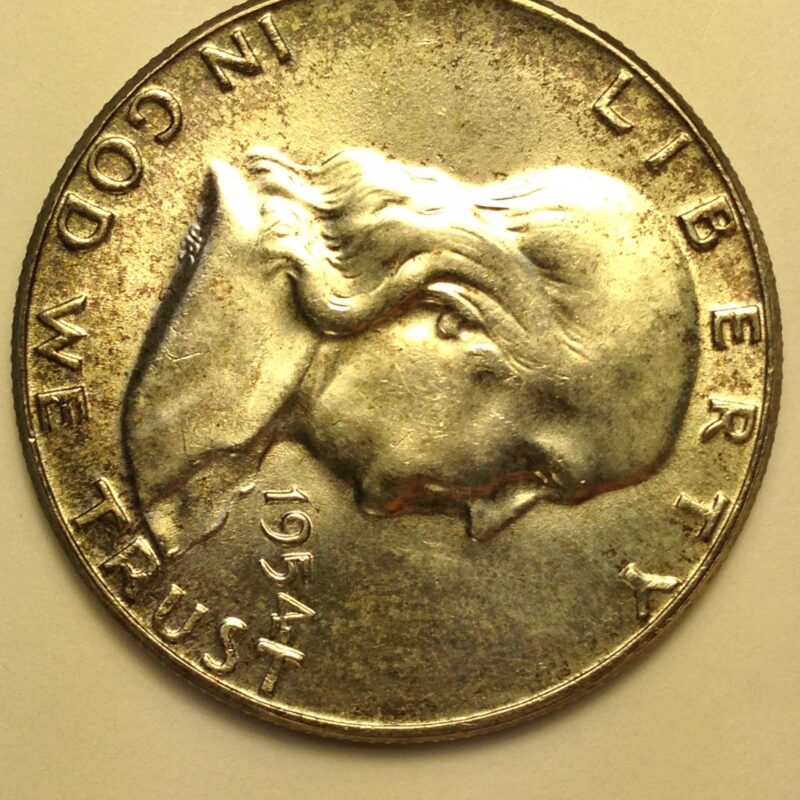 1954 Franklin Half Dollar MS-65 FBL