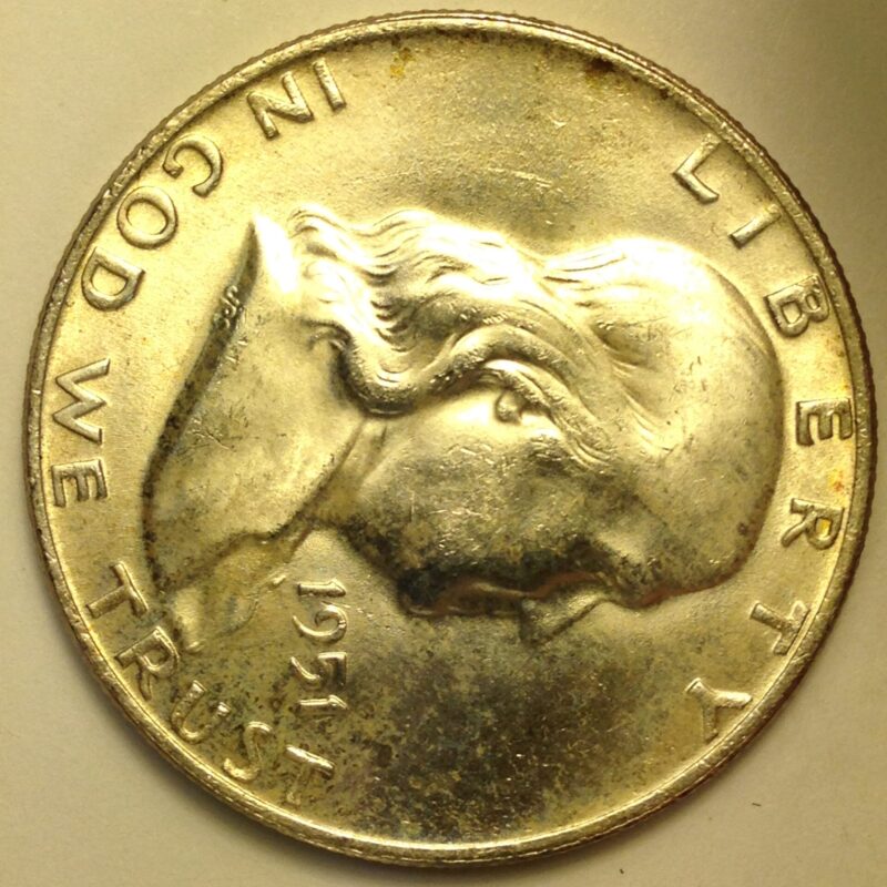 1951-D Franklin Half Dollar MS-64 FBL