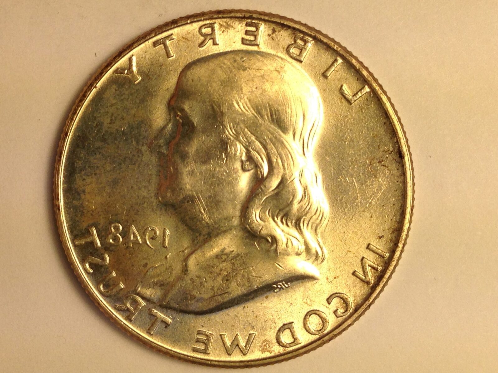 1948 Franklin Half Dollar ChBU